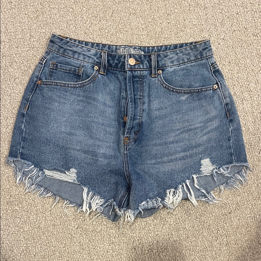 Wild Fable Distressed Blue Jean Shorts